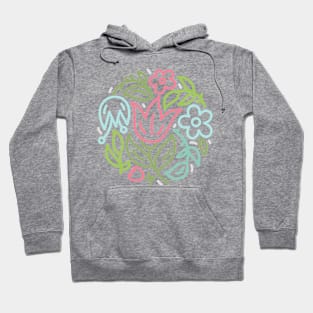 Floral Circle Hoodie